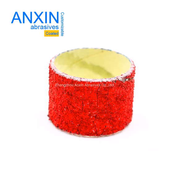 Círculo de banda de lijado cilíndrico para pulido, acabado y desbarbado